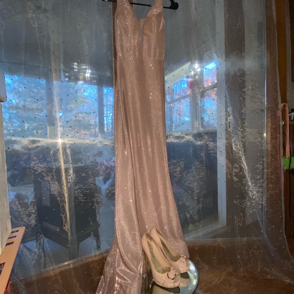 Elegant Silver Gown